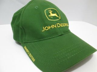 John Deere Tractors Logo Strapback Green Hat/cap Owners Edition