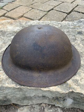 World War One Wwi Ww1 U.  S.  Army American Metal Doughboy Combat Helmet