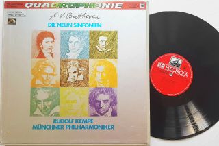 Rudolf Kempe: Beethoven - Complete Symphonies 1 - 9 / Emi 8 Lp Box
