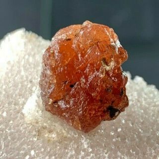 Spessartine Garnet Crystal: Rutherford No.  3 pegmatite.  Amelia Co. ,  Virginia 3