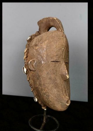 Old Tribal Songye Kifwebe Mask with Bird - - Congo 2