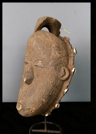 Old Tribal Songye Kifwebe Mask with Bird - - Congo 3