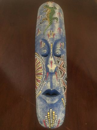 Tribal Hand Carved and painted mask 3