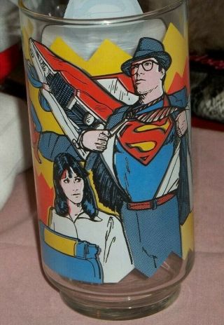 Vintage,  1978,  Pepsi,  Superman,  Lois Lane,  The Movie,  Glass,  Tumbler,  Cond.