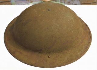 Wwi Era Us Army Aef M1917 Helmet Stamped Za 222 With Pad And Chin Strap
