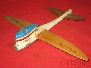 Vintage Glen Lee Class D 22 " Wing Speed Balsa Model Airplane Speed Pan No Engine