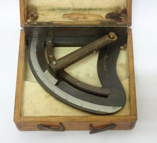 Military Rare & Antique Wwi German Mortar Cannon Aim System Degrees Goniometer