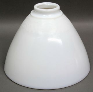 Vintage Milk Glass Torchiere Floor Lamp Light Shade 2 - 1/4 " Fitter 8 " Diameter
