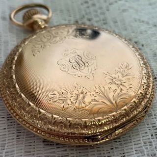1905 Elgin 12s 15j Grade 314 Gold Filled Hunter Case Pocket Watch