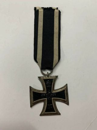German Wwi Iron Cross Second 2nd Class With Ribbon