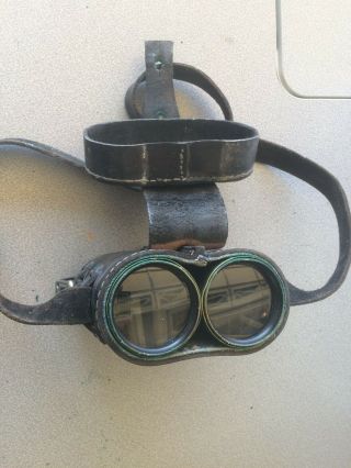Ww1 Vintage Army Binoculars Made By Bardou & Sons,  Paris.  With Leather Case