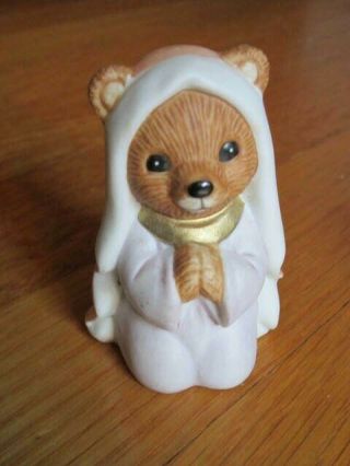 Home Interiors Homco Teddy Bear Nativity Set Piece Replacement Part - Mary