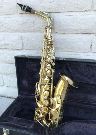 Vintage Conn Alto Sax Saxophone Made In Usa