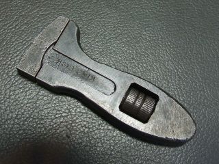 Vintage Small King Dick 3 " Adjustable Spanner Wrench Old Tool