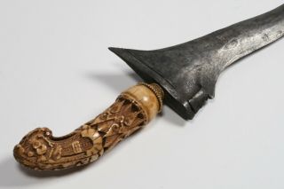 Indonesian Kris Keris Short Sword - Dagger / Java Madura Islamic 19th C.  & Earlier