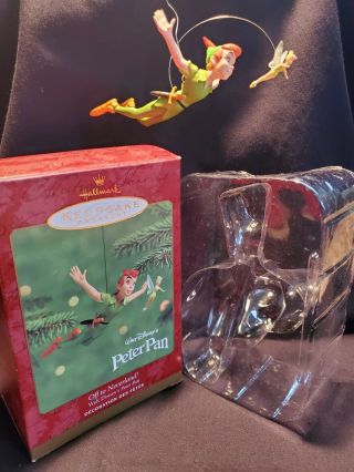Hallmark 2000 Off To Neverland Peter Pan Tinkerbell Disney Ornament