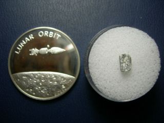 Nwa 5000 Lunar Meteorite Apollo 13 Moon Coin Space Flown Silver Franklin