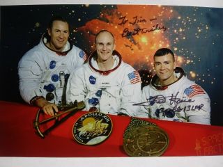 Fred Haise Hand Signed Autograph 4x6 Photo - Nasa Astronaut - Apollo 13 Pilot