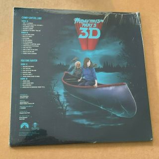 Waxwork Friday the 13th Part 3 3D LP Vinyl Record 1st Ed Lenticular 2