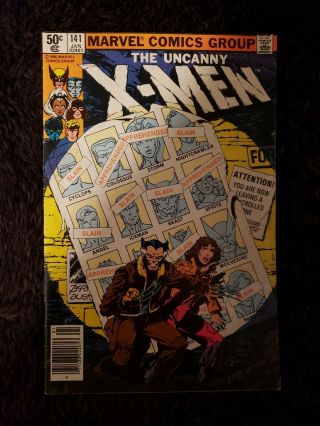 X - Men 141 Days Of Future Past Byrne Uncanny X - Men 141 Key Marvel Comics Story
