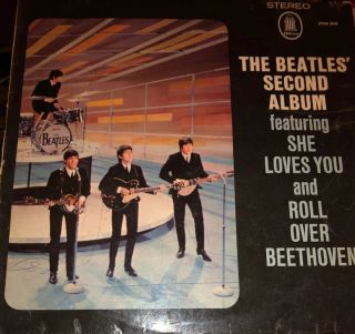 The Beatles Second Album German Org Odeon Label Stereo 12 Inch Vinyl Album Lp