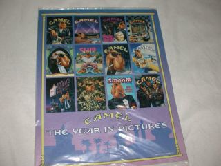 1992 Camel " The Year In Pictures " Calendar Premium From R.  J.  Reynolds