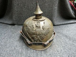 Wwi Imperial German M.  1915 Pickelhaube Helmet - Ersatz Metal Shell - - Scarce