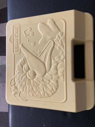 Vintage 1983 Fisher Price Big Bird Sesame Street Portable Record Player