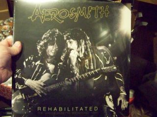 Aerosmith Rehabilitated Live 1986 Double Back On Black Lp Album
