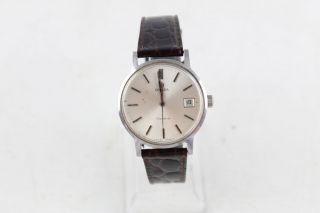 Vintage Gents Omega Geneve Wristwatch Hand - Wind W/ Omega 613 Calibre Movement