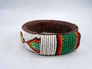 Guyana Primitive Tribal Art Beaded Bracelet Wai Wai