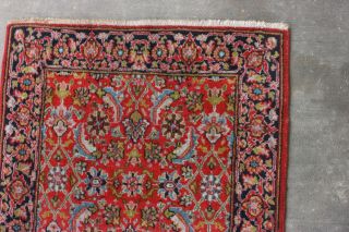 Very Fine Vintage Estate Persian Feraghan Wool Rug Herati Design 2 ' 1 
