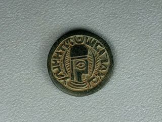 191125 - Rare Aksumite kingdom,  stone coin (Axum) - Ethiopia. 2