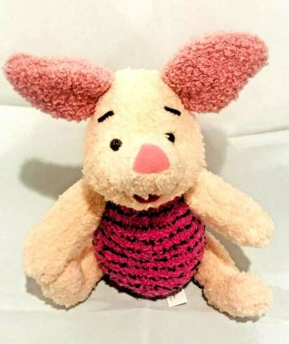 Disney Piglet Singing Giggling 1998 Mattel Plush Doll Winnie The Pooh