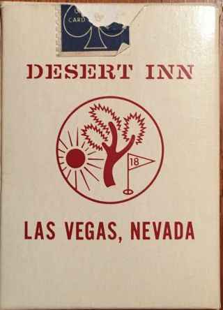 Old Desert Inn Casino Playing Cards Las Vegas Poker Gambling Vintage Deck