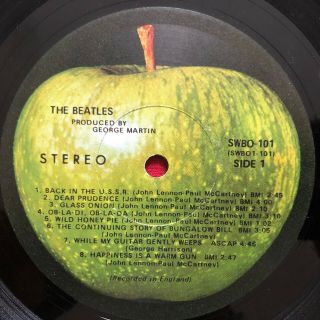 THE BEATLES WHITE ALBUM 2 LP (1968) APPLE SWBO 101 ORIG SERIAL NUMBER,  PHOTOS 3