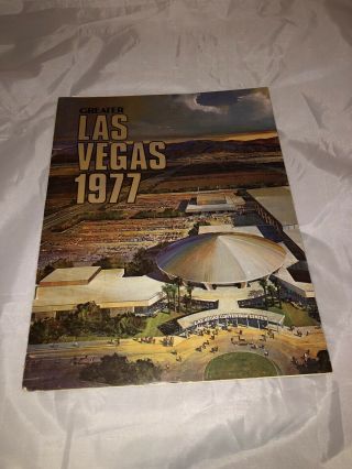 Las Vegas Chamber Of Commerce Nevada Vintage Book Brochure 1977