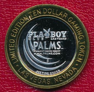 Playboy Palms Casino Las Vegas $10 Silver Strike Pmoy 2003 Christina Santiago