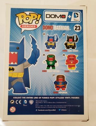 Funko Pop Heroes SDCC Limited Edition Metallic Domo Batman 23 3