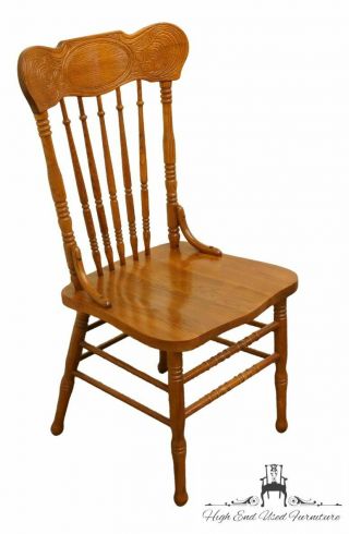 Lexington Furniture Victoriana Series Solid Oak Desk / Accent Chair 610 - 537