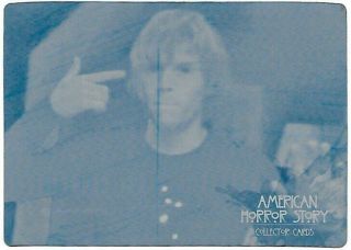 American Horror Story Season 1 Ac Promo 3 Cyan Printing Plate Evan Peters Tate