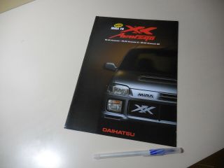 Daihatsu Mira Tr Xx Avanzato Japanese Brochure 1997/10 500/502/512/510 660cc Kei