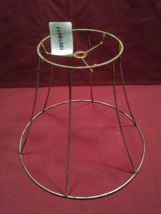 Vintage Wire Frame For Lamp Shade Making,  Restoration 10x4 7/8x 8 1/8 "