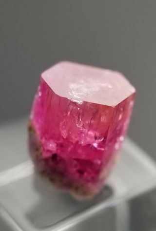 Rare: Red Beryl (bixbite) Crystal 1.  01 Ct