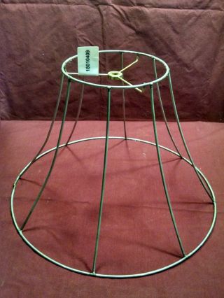 Vintage Wire Frame For Lamp Shade Making,  Restoration 17 X 7 X10 7/8 " H