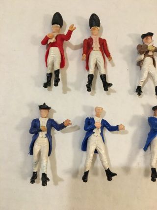 Vintage Men Of ‘76 Revolutionary Parts 8 Soldiers,  Colonial And Union Jack Flag 3