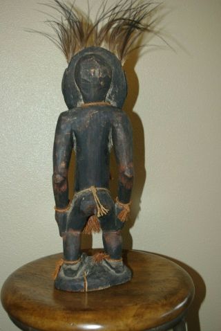 Ancestral Oceanic Tribal Wood Carved Figure,  Papua Guinea,  20 