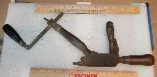 Antique Early Patent Corner Brace Drill