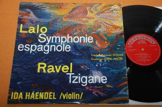 Ida Haendel Ancerl Lalo Ravel Czech Ed1 Supraphon Red & Silver 60s Stereo Nm