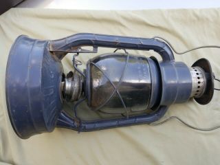 Antique Lantern Dietz D - Lite Primitive No 2 Kerosene Oil Lamp Barn No Fuel Cap